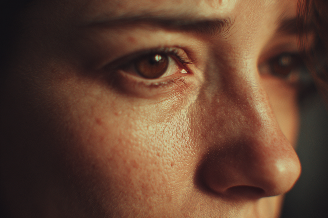 Close-up van een vrouw's gezicht | Bron: Midjourney